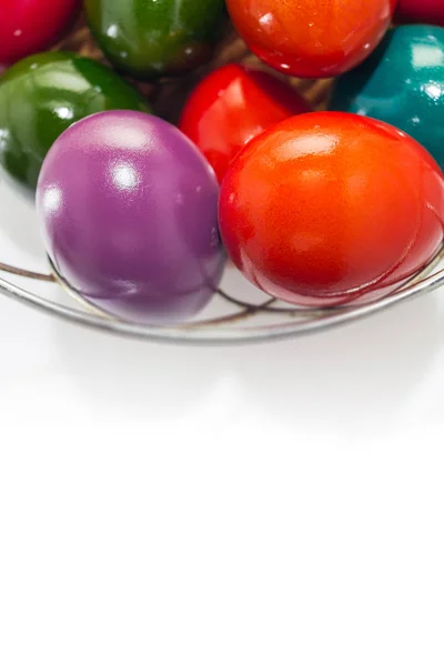 Izole Paskalya yumurtaları — Stok fotoğraf