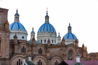 Church domes in Cuenca clipart