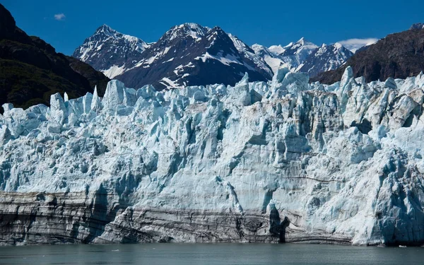 Glaciar en Glacier Bay, Alaska — Foto de Stock