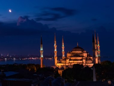Geceleri Sultanahmet Camii