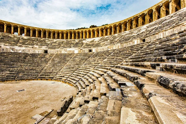 Rovine dello stadio ad Aspendos — Foto Stock