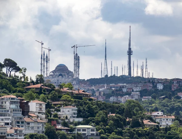 Мечеть восстанавливается в Инстанбуле, Турция — стоковое фото