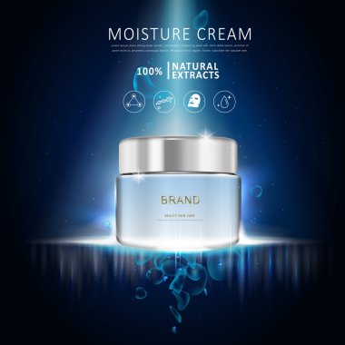 Nem krem reklam şablon