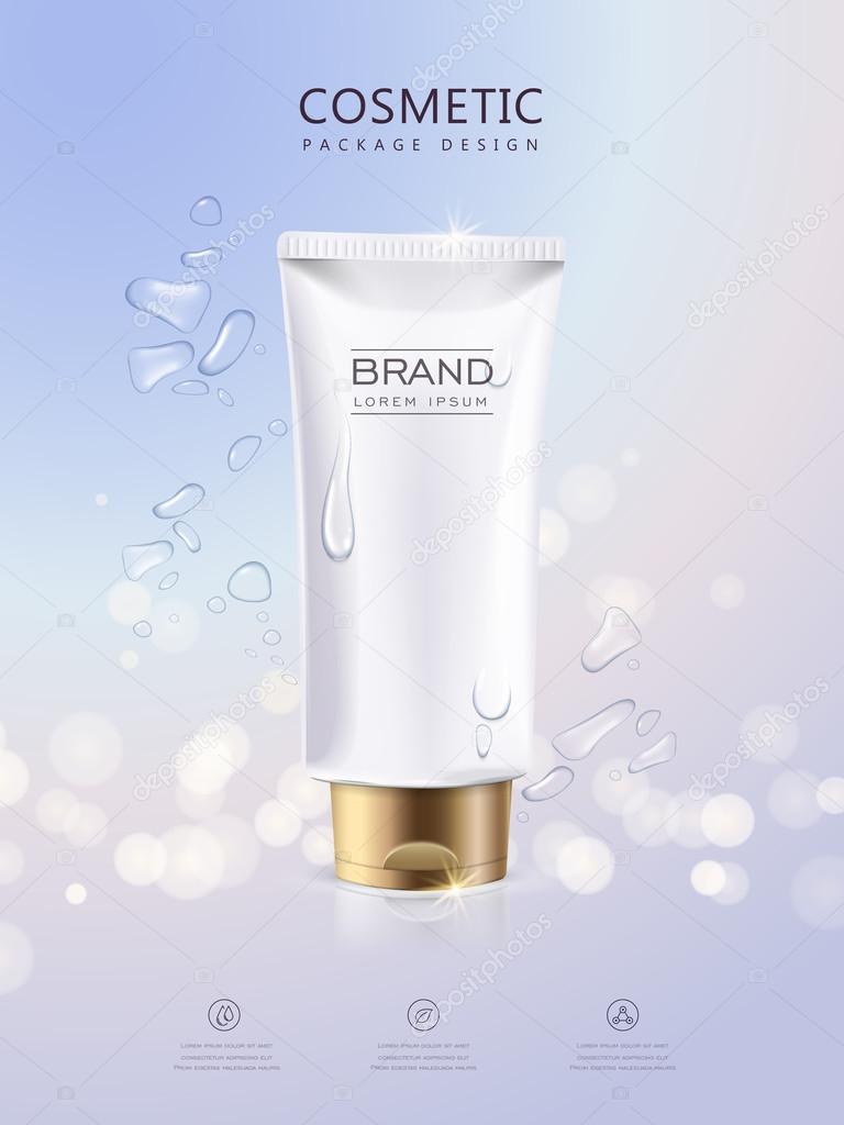 Refreshing cosmetic product poster