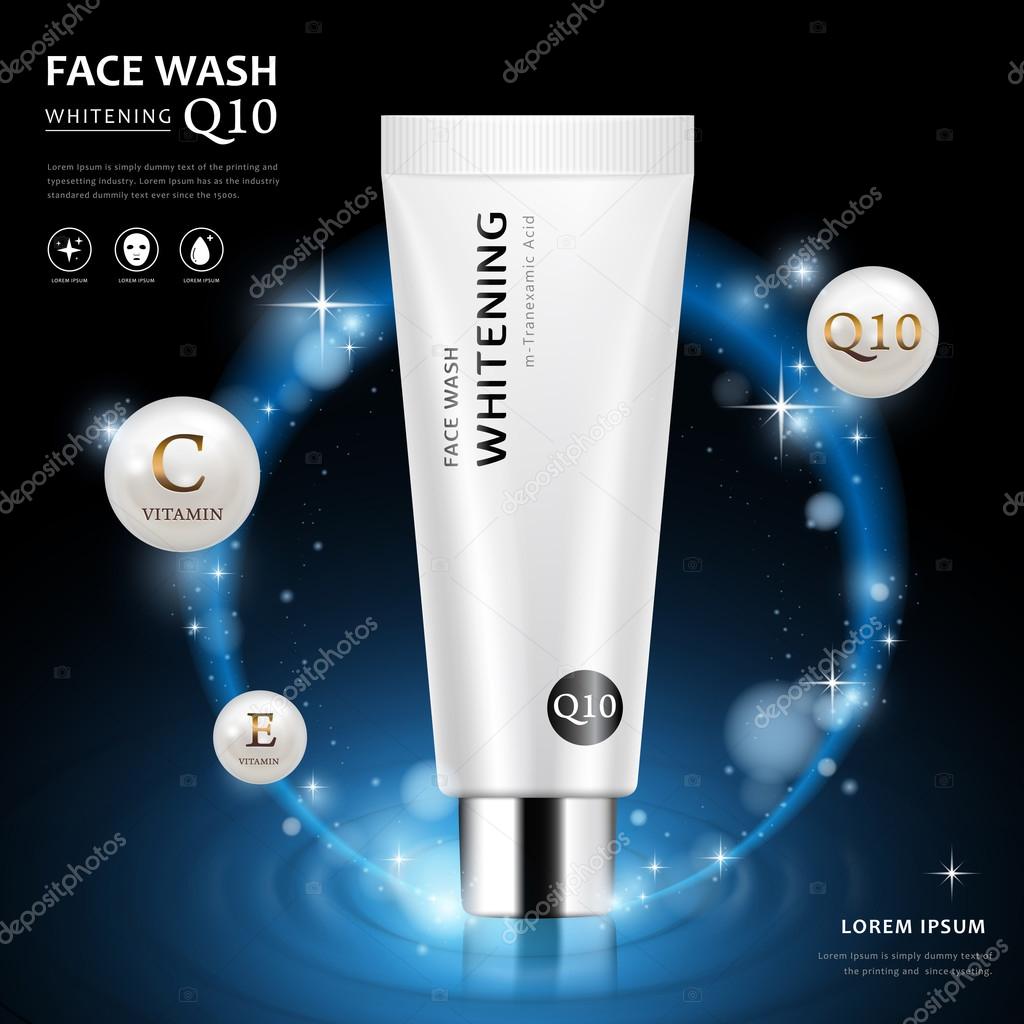 Face wash ad template