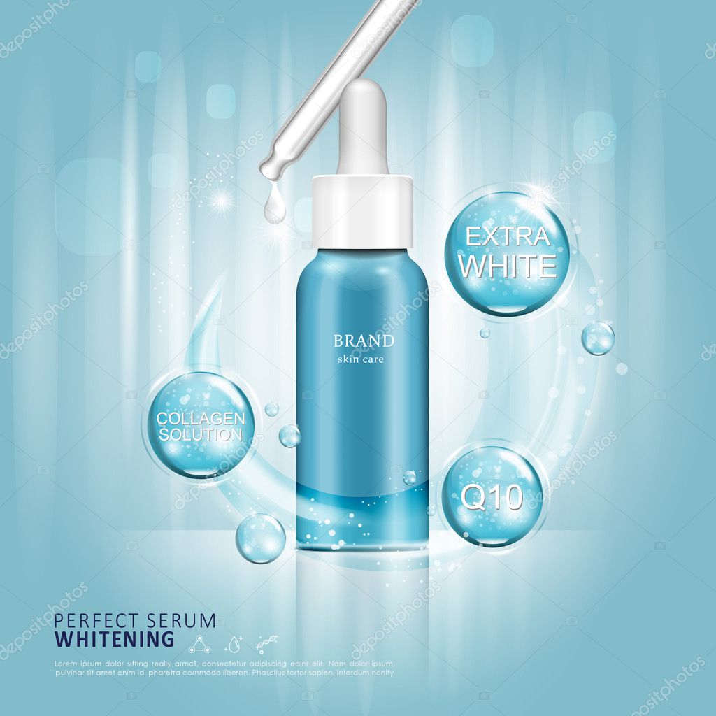 Whitening product ad template