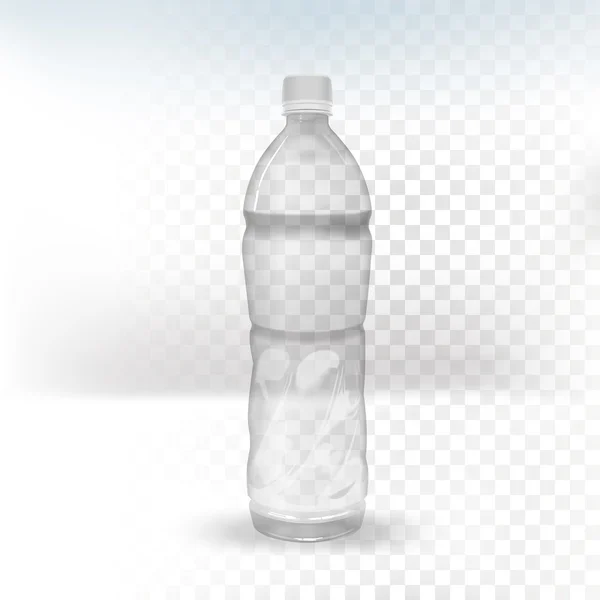Plastic beverage bottle — Stock Vector