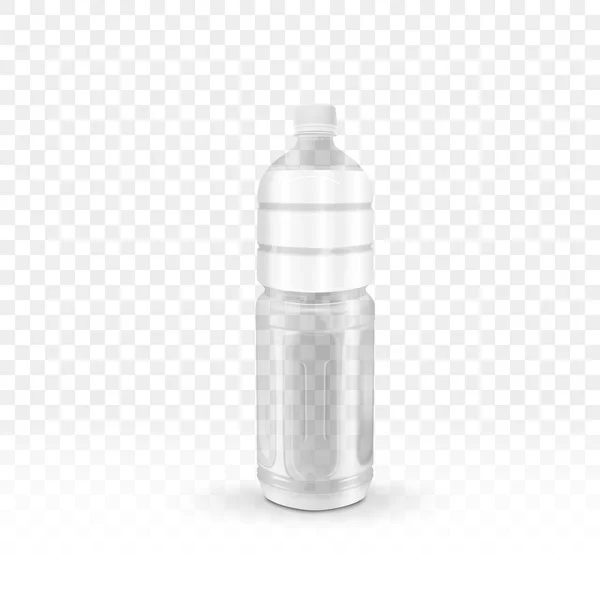 Ποτών πλαστικό μπουκάλι — Διανυσματικό Αρχείο