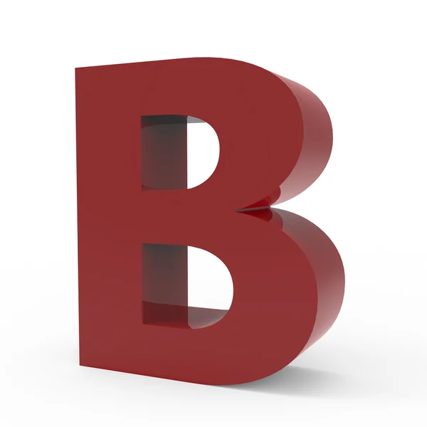 Cramoisi font B — Stockfoto