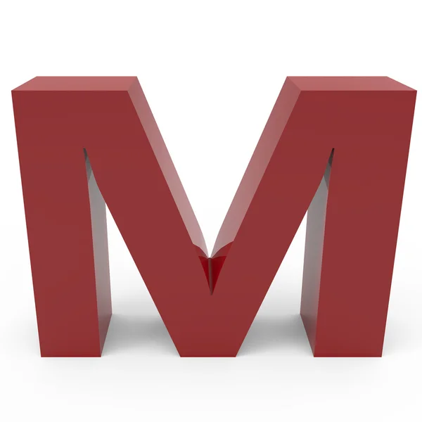 Шрифт M — стоковое фото