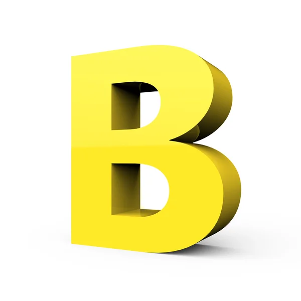 Matte light yellow font B — Stock Photo, Image