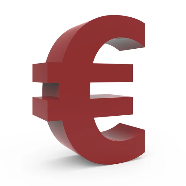 Cramoisi euro sign — Stock Fotó