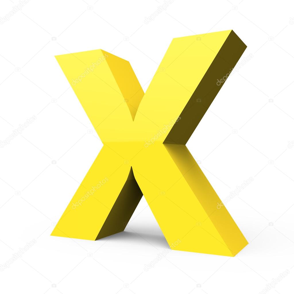 Matte light yellow font X — Stock Photo © HstrongART #128131978