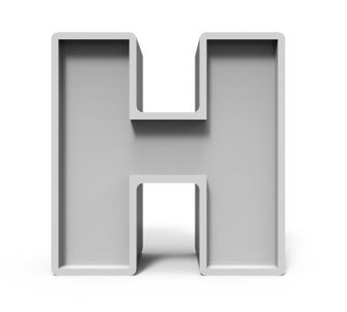 3D beton harf H