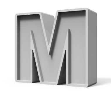 3D beton harf M