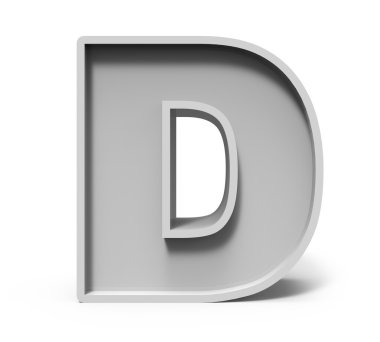 3D beton harf D