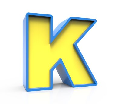 3D toylike harf K