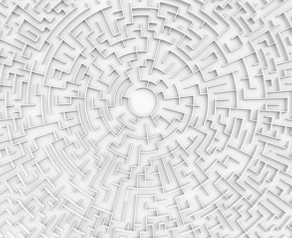 3D-Rendering-Labyrinth — Stockfoto