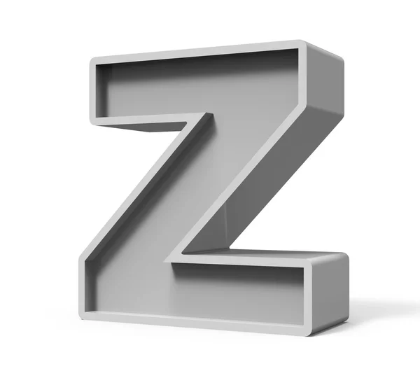 3d concrete letter Z — Stock Photo, Image