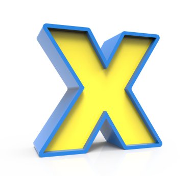 3D toylike harf X
