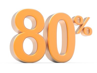 %80 sembolü 3D render