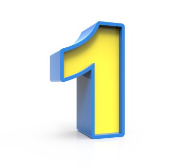 3D toylike sayı 1