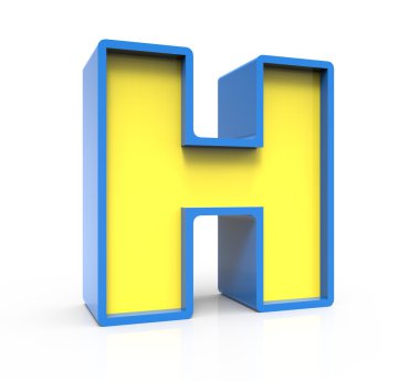 3D toylike harf H