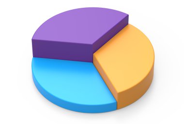 3D pasta grafiği modeli