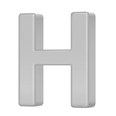 3D gümüş harf s