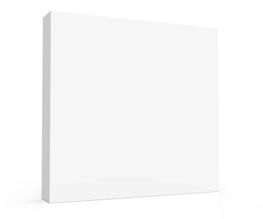 ince boş şablon kutu modeli