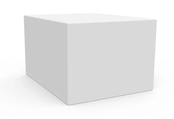 Leere Vorlage Box-Modell — Stockfoto