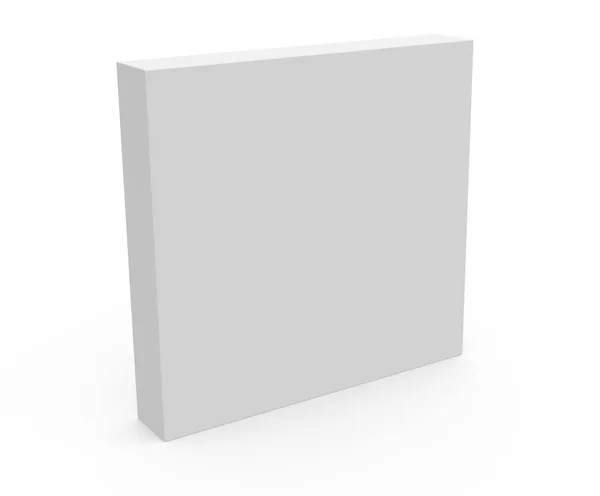 Modelo de caja de plantilla en blanco delgado —  Fotos de Stock