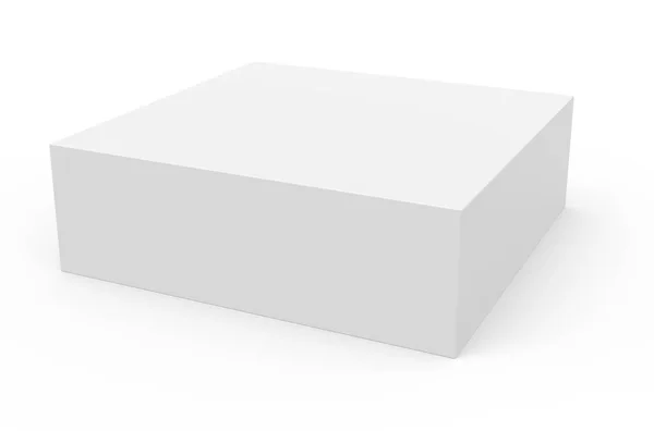 Thin blank template box model — Stock Photo, Image