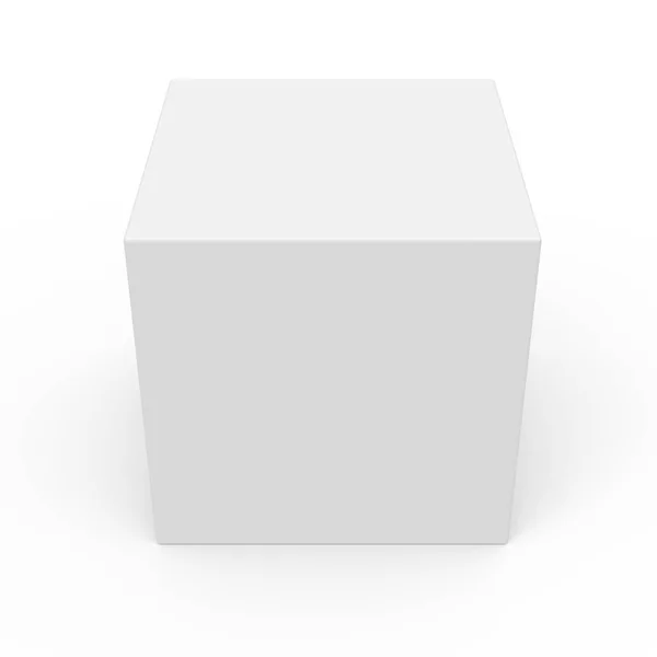 Modelo de caja de plantilla en blanco —  Fotos de Stock