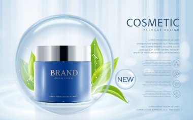 Kozmetik reklamları şablonu