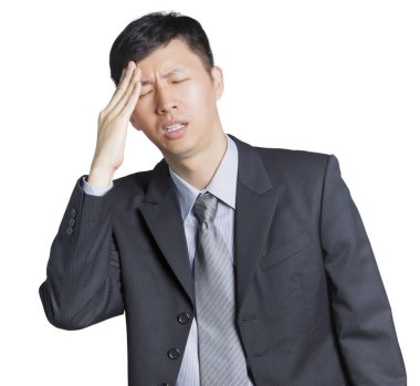 bir baş ağrısı adam