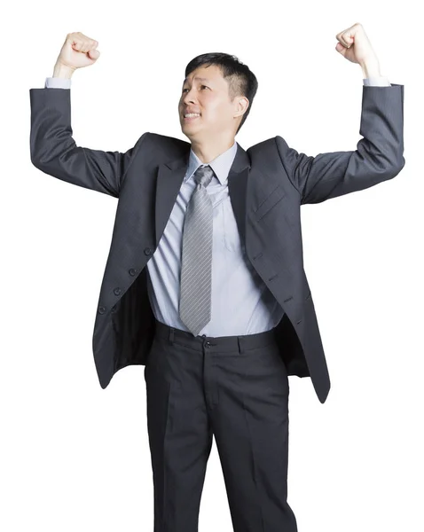 Businessman hands up — Stock Photo, Image