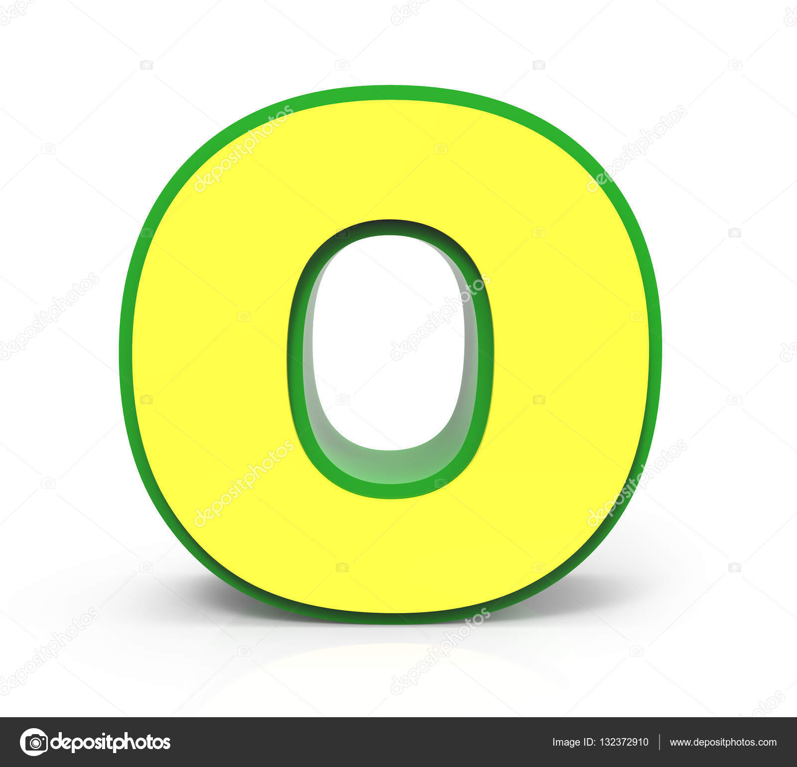3d Toy Letter O Stock Photo C Hstrongart 132372910