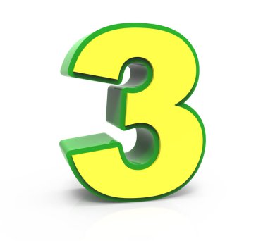 3D Christmas sayı 3