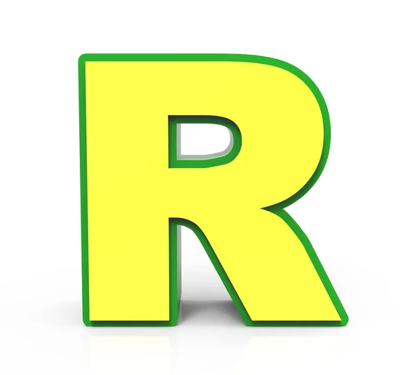 3D Toy letter  R — Stock Photo, Image