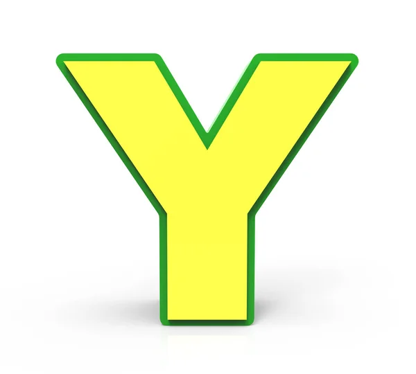 3D-toy letter Y — Stockfoto