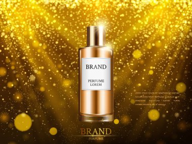 Altın parfüm reklam