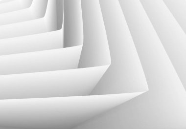 3D render kağıt katlama