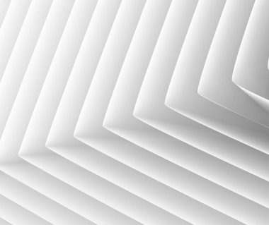 3D render kağıt katlama