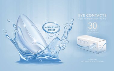 Göz kişiler reklamları şablonu