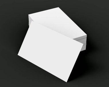 Kartvizit şablonu yığını