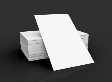 Kartvizit şablonu yığını