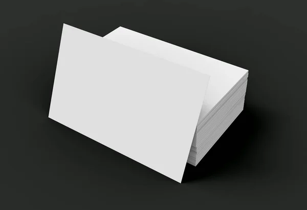 Pilha de modelo de cartão de visita — Fotografia de Stock