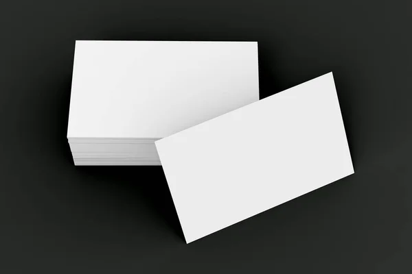 Стек шаблонов визитных карточек — стоковое фото