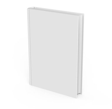 Boş sert kapak kitap şablonu
